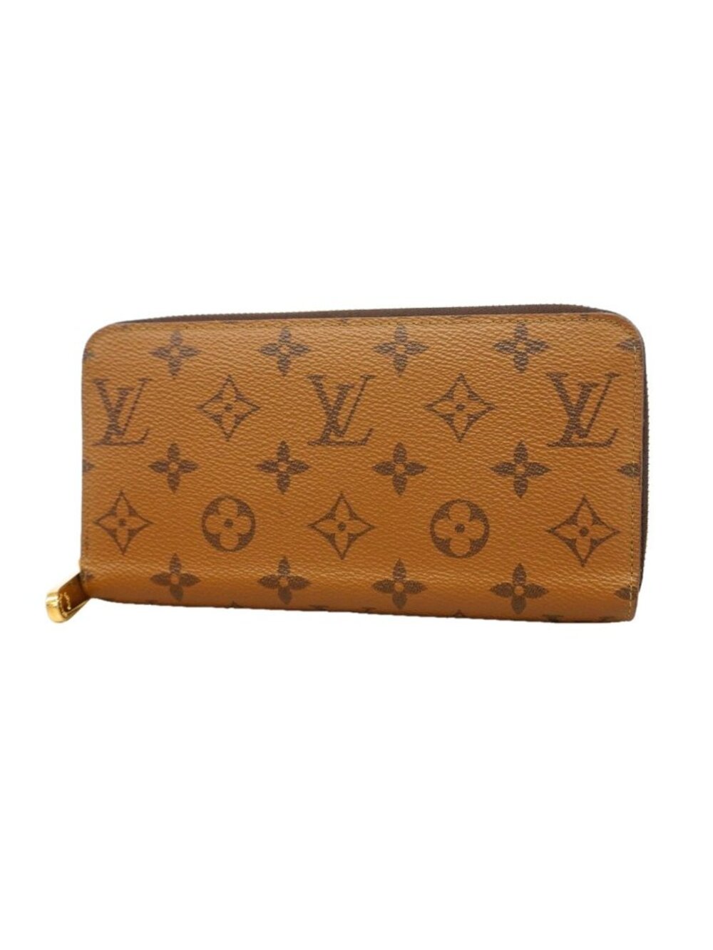 Louis Vuitton Wallet Monogram Reverse Zippy Brown